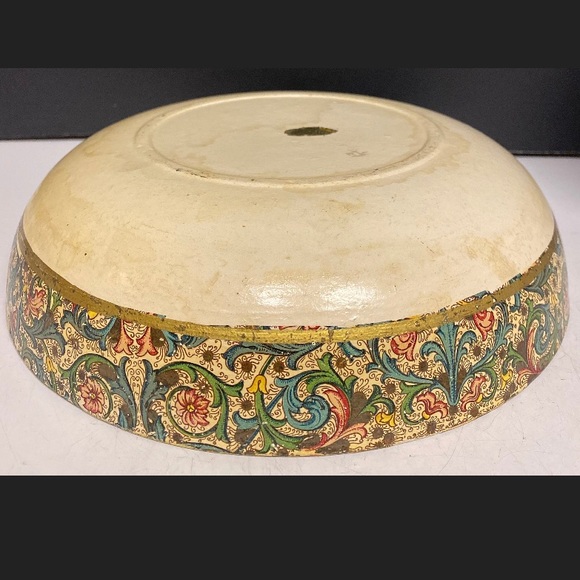 Alfred E. Knobler Viking Import Bowl Alcohol Proof Paper Mache Dish - Picture 7 of 10